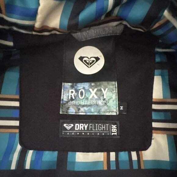 Roxy Bright Edition Women's Hooded Jacket Gray Waterproof Dry Flight 10K Size M - Picture 6 of 9